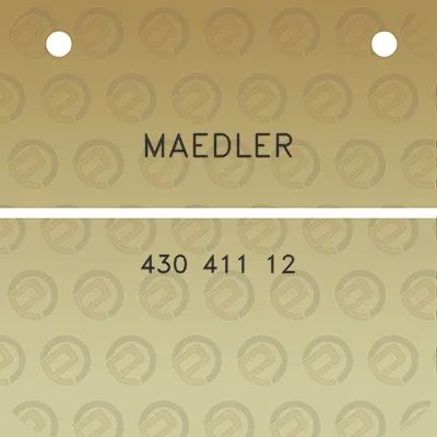 maedler-430-411-12