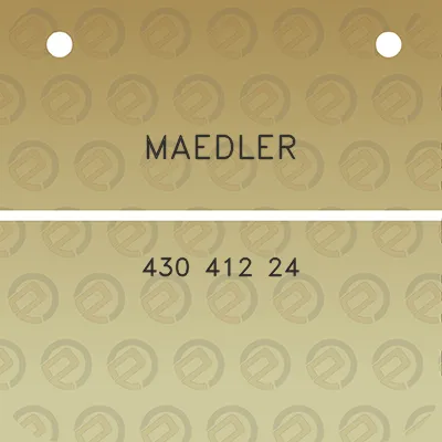 maedler-430-412-24