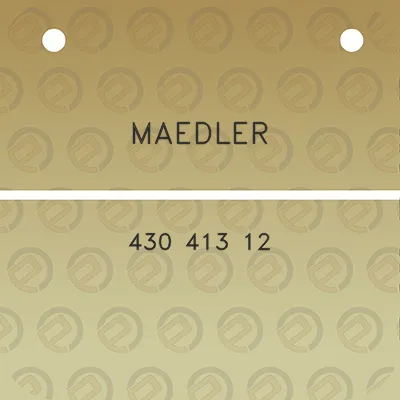 maedler-430-413-12