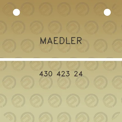 maedler-430-423-24