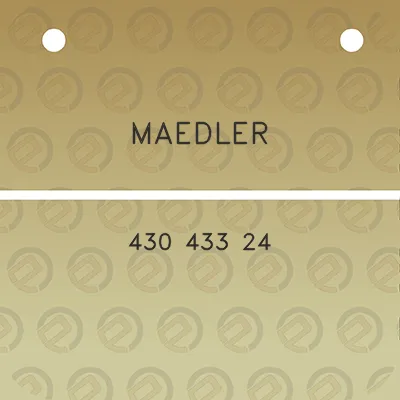 maedler-430-433-24