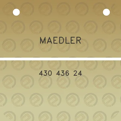 maedler-430-436-24