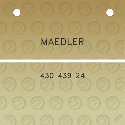 maedler-430-439-24