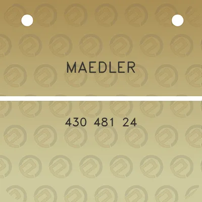 maedler-430-481-24