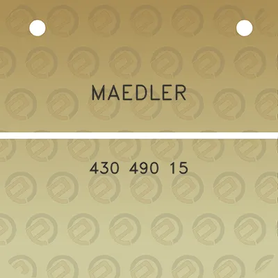 maedler-430-490-15