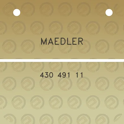 maedler-430-491-11