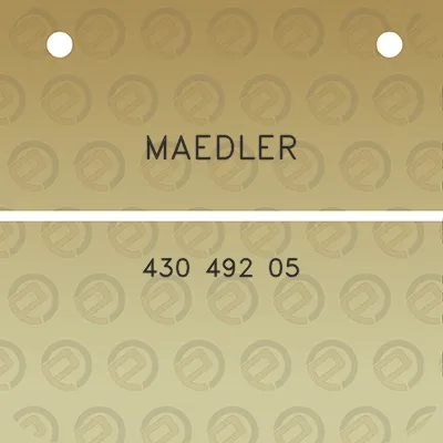 maedler-430-492-05