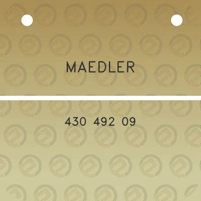 maedler-430-492-09