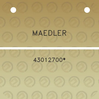 maedler-43012700