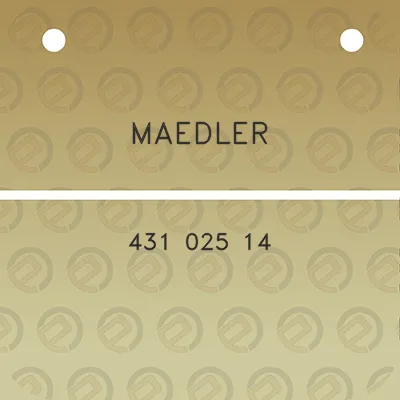 maedler-431-025-14