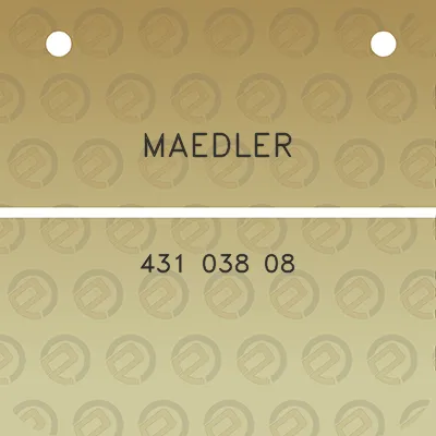 maedler-431-038-08