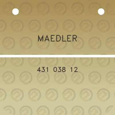 maedler-431-038-12