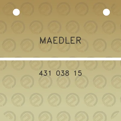 maedler-431-038-15