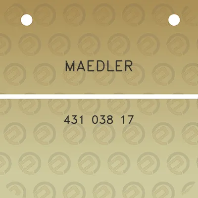 maedler-431-038-17