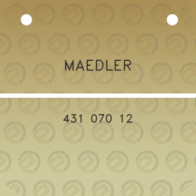 maedler-431-070-12