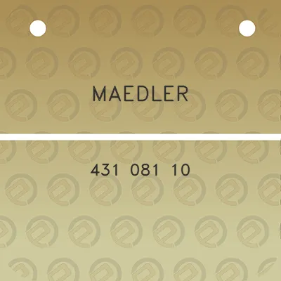 maedler-431-081-10