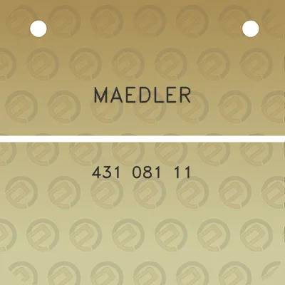 maedler-431-081-11