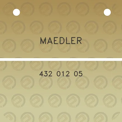 maedler-432-012-05