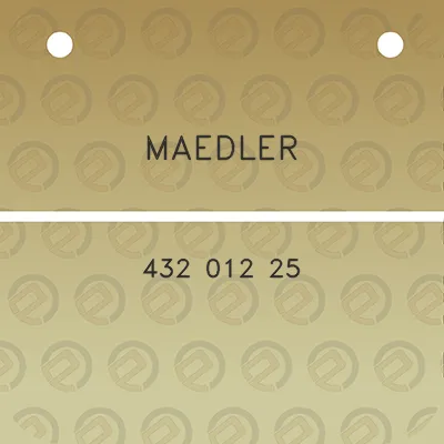 maedler-432-012-25