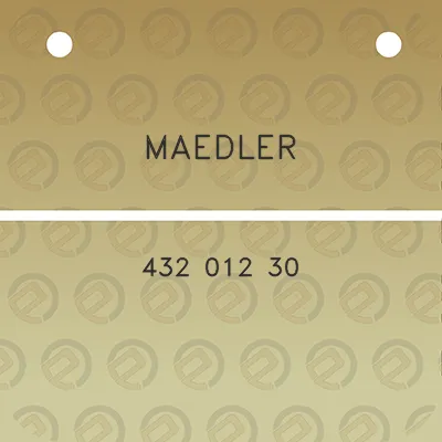 maedler-432-012-30