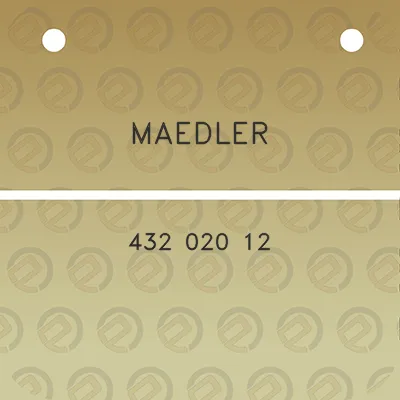 maedler-432-020-12