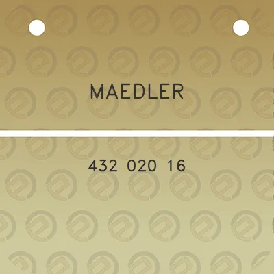maedler-432-020-16