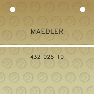 maedler-432-025-10