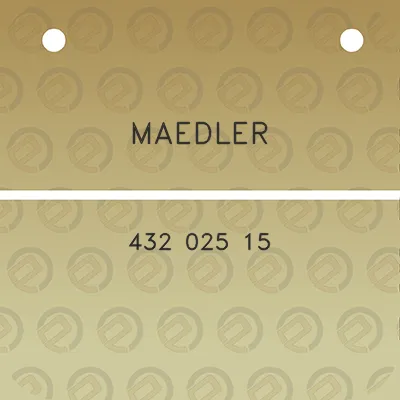 maedler-432-025-15