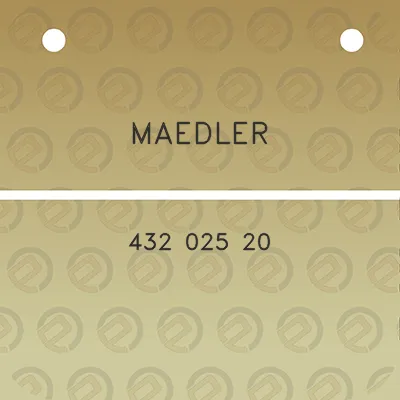 maedler-432-025-20