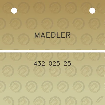 maedler-432-025-25