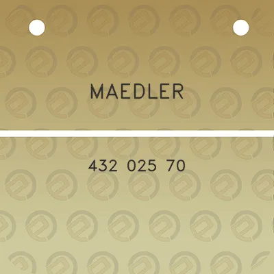 maedler-432-025-70