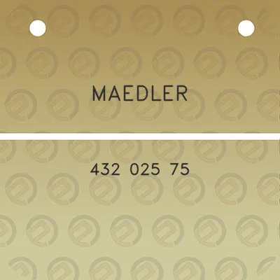 maedler-432-025-75