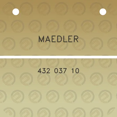 maedler-432-037-10