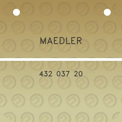 maedler-432-037-20