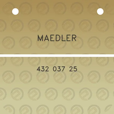 maedler-432-037-25