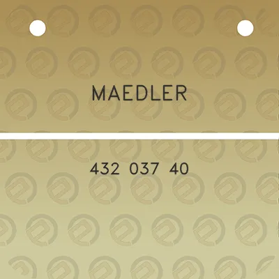 maedler-432-037-40