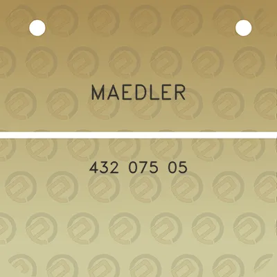 maedler-432-075-05