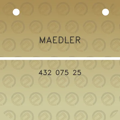 maedler-432-075-25