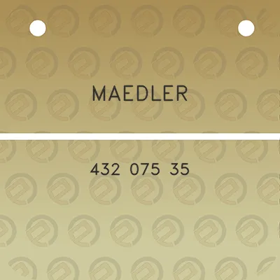 maedler-432-075-35