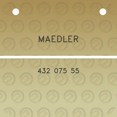 maedler-432-075-55