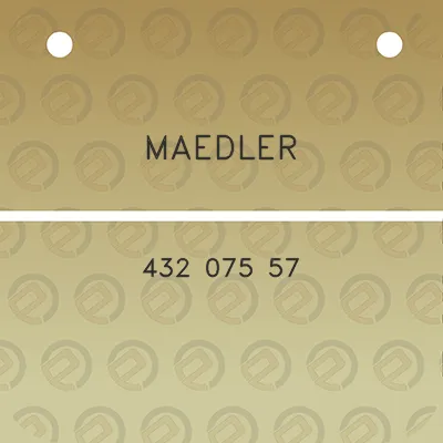 maedler-432-075-57