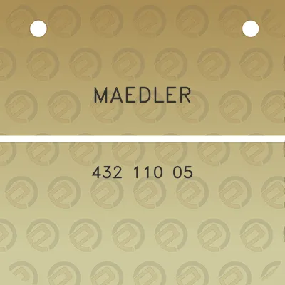 maedler-432-110-05