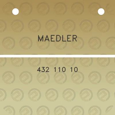 maedler-432-110-10