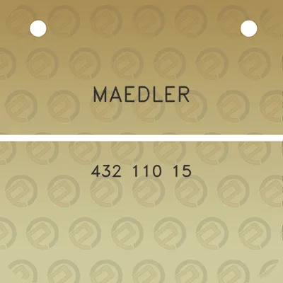 maedler-432-110-15