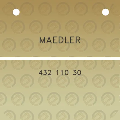 maedler-432-110-30