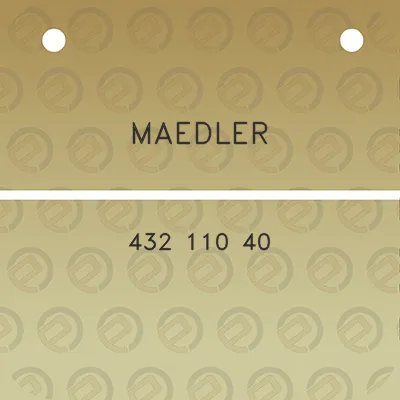 maedler-432-110-40