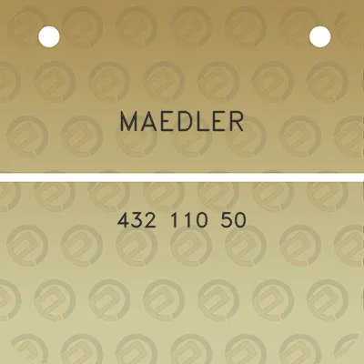 maedler-432-110-50