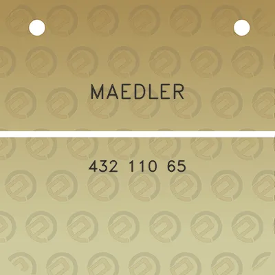 maedler-432-110-65