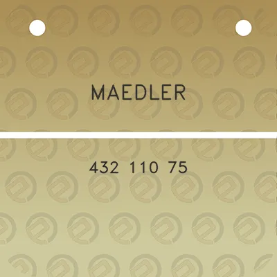 maedler-432-110-75