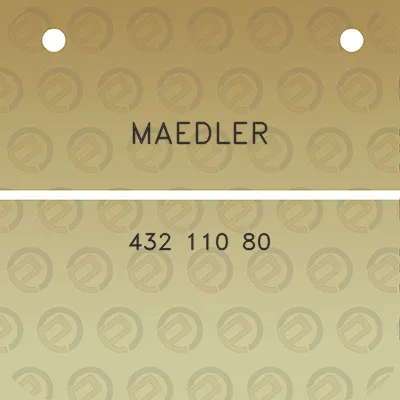 maedler-432-110-80